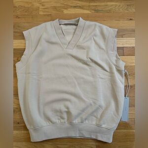 Essentials Men's Tan Sweater Vest
